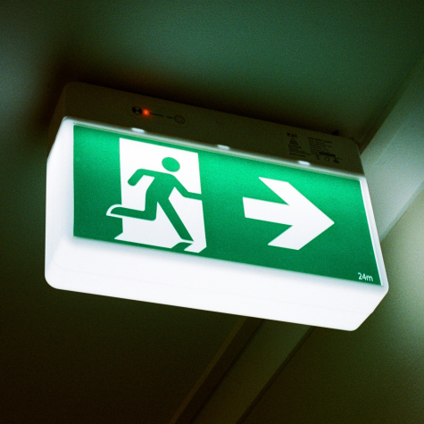Emergency exit signage