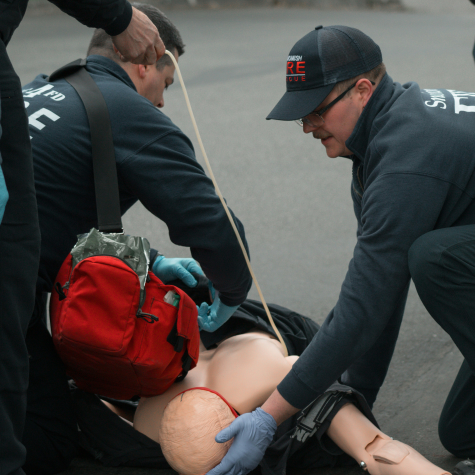 First aid training